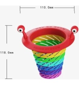 Resim Renkli 6 Kademeli Lavabo Süzgeci 