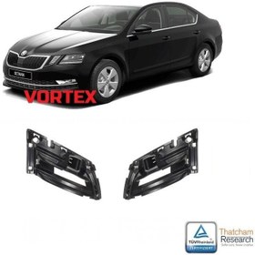 Resim Skoda Octavia Ön Panjur Alt Braketi Sol 2017 Sonrası Uyumlu 