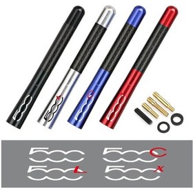 Resim Fiat 500x-siyah İçin-12 Cm Araba Çatı Kısa Radyo Anteni Fiat 500 500c 2012 500x 500l Abarth 695 Hava Gelişmiş Sinyal Ar 