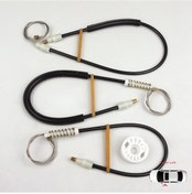 Resim BMW 5 E60 E61 2003-2010 4/5 Kapı İçin Ön Sol Cam Kriko Tamir Seti 