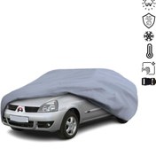 Resim Teksin RENAULT CLİO SYMBOL SEDAN (1999-2002) Araba Brandası Miflonlu Su Geçirmez 4 Mevsim Araba Brandası 