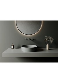 Resim Creavit Coolgrey LP145 Loop Set Üstü Çanak Lavabo 45 CM 