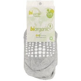 Resim Ilkebebe Biorganic Points Sneakers Bebek Çorap 68392 