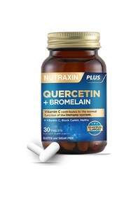 Resim Nutraxin Quercetin Bromelain 30 Tablet -Kuersetin, Bromelain, Çörek Otu, C Vitamini, Isırgan Otu 