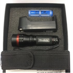 Resim Beyaz LED Işıklı ,şarjlı Pil,şarj Cıhazlı El Fener 620 