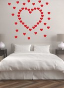 Resim Ogec Worx Sevgililer Günü Kırmızı Kalpler 100 Adet, Aşk, Love, Valentine Day 