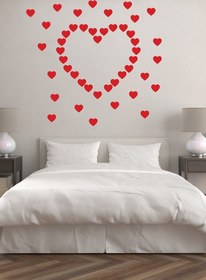 Resim Ogec Worx Sevgililer Günü Kırmızı Kalpler 100 Adet, Aşk, Love, Valentine Day 
