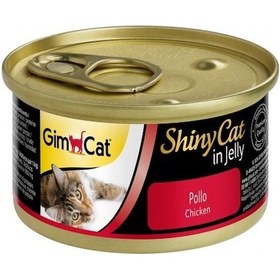 Resim Gimcat ShinyCat Tavuklu Konserve Yetişkin Kedi Maması 70 G 