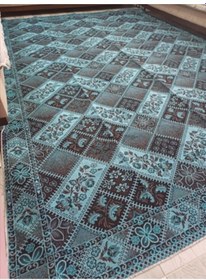 Resim Savan Dokuma Halı Örtüsü 6m² 200 300cm Kale Cam Göbeği 