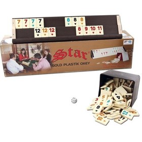Resim Star Gold Plastik Okey Takımı 