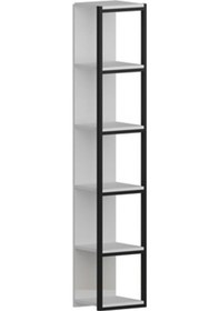 Resim Bmdekor Kitaplık Tay Siyah Beyaz 