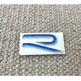 Resim R Yeni Nesil Krom-turkuaz Çamurluk Arması 3m 3d Abs Volkswagen Taigo 