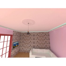 Resim Motifpiyer Lamba Tavan Göbeği-Yuvarlak-135-56cm-2adet 