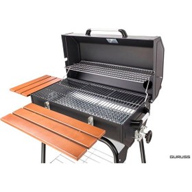 Resim Guruss Tekerlekli Kömürlü Mangal Barbekü 