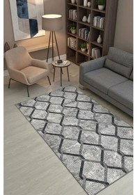 Resim Lüle Halı Kaymaz Taban Yıkanabilir Yolluk Halı Lhsmrt602siy 