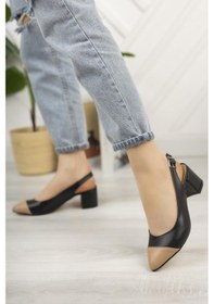 Resim Muggo Sharon Garantili Kadın Günlük Topuklu Ayakkabı 001 