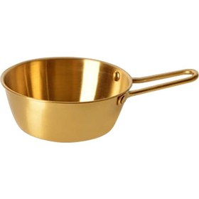 Resim Ranyeek Kampanya Dışarıda Kullanım Tek Kişilik Çamaşırlık, 13cm Saplı Paslanmaz Çelik Altın Kase Altın 