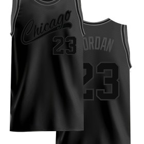 Resim Erkek Siyah #23 Basketbol Kumaşu - Yüksek Kaliteli Nakışlı, Klasik Retro Tarz, Basketbol, Eğitim ve Dış Mekan Aktiviteleri için Rahat Spor Giyim, Dış Mekan Basketbol Ekipmanı | Klasik Basketbol Kumaşu | Nakışlı Harf, Basketbol Kumaşu 