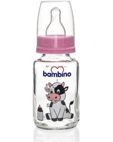 Resim Bambino Desenli Cam Biberon 125 Ml 