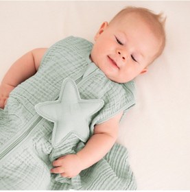 Resim Owli Lovelayers Müslin Uyku Arkadaşı Mint Yeşili 