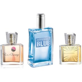 Resim Avon Individual Blue 100 Ml Edt + Far Away 30 ml + Incadessence 30 ml Set 