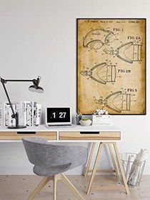 Resim Yüzücü Gözlüğü Patent Posteri 60x90cm. 