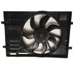 Resim Fan Motoru + Çerçeve Set [5Q0121203DE] Golf7-Passat-Jetta-A3 2013 
