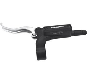 Resim BL-M486 Bisiklet Ön Fren Kolu Hidrolik Disk Fren Sol Kol Siyah Gri Tek Sol Fren Kol 