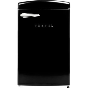 Resim Vestel Retro SB14411 Siyah 122 Lt Statik Buzdolabı 