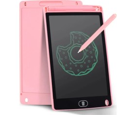 Resim Özbience Pembe LCD Ekranlı Dijital Çizim Tableti 8,5 Inç Çocuklar Için 