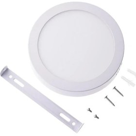 Resim Cata 30 Watt Panel LED Armatür Sıva Üstü Yuvarlak Ct 5273 Günışığı Sarı Işık 3200K Alüminyum Kasa 