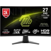 Resim MSI MAG 276CXF 27'' FHD CURVE RAPID VA 280HZ 0.5MS (GTG) ADAPTIVE-SYNC GAMING MONİTÖR 