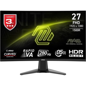 Resim MSI MAG 276CXF 27'' FHD CURVE RAPID VA 280HZ 0.5MS (GTG) ADAPTIVE-SYNC GAMING MONİTÖR 