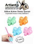 Resim Kalem Tutma Aparatı Pastel Renkler 4 lü 1 Paket Silikon Kolay Tutma Aparatı 4 Renk Diğer