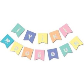 Resim Macaron Hologram Iyi Ki Doğdun Banner 