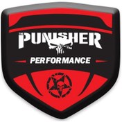 Resim Punısher 3d Damla 2 Li Oto Sticker Logo 02 