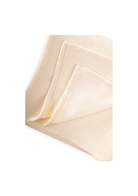 Resim Hasır Desen Bebek Pamuk Battaniye Yıkanmıştır 93x100 Cm +/- 3 Cm Naturel Natürel 