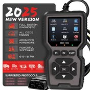 Resim ROREDENO Profesyonel OBD2 Tarayıcı Aracı, USB Güçlü, Motor Arıza Kod Okuyucu, Pil Test Cihazı, I/M Hazır, Kod Silici, 10 Dil Desteği, Tüm OBD II Protokol Arabalar İçin 1996'dan Beri, Pil Olmadan, IEC Tarafından 5 Adet Sattı 