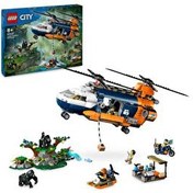 Resim LEGO City Orman Kaşifinin Helikopteri Kamp Yerinde 60437 