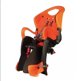 Resim BELLELLİ TIGER Bisiklet Arkası Bagaj Bağlantılı Çocuk Taşıma Koltuğu Siyah Turuncu 