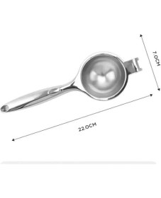 Resim AyrStore Paslanmaz Çelik Manuel Narenciye Sıkacağı, Limon ve Meyve Sıkacağı, Profesyonel El 