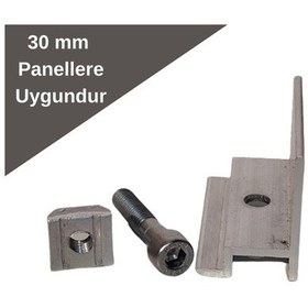 Resim Solar Panel 30mm Sonlandırıcı Parça 