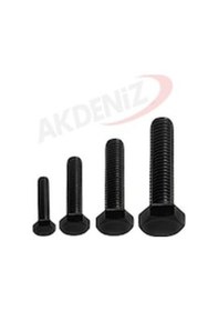 Resim Akdeniz Dın933 M16 85 Mm Siyah Cıvata 60 Adet 