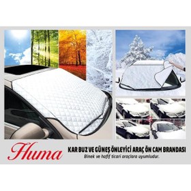Resim Araç Ön Cam Kar Buz ve Toz Koruyucu 