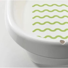 Resim IKEA Premium Ürün Kolay Taşınabilir Yumuşak Kenarlar Kayma Önleyici 71x43x20 Cm Bebek Küveti LATTSAM 