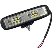 Resim Oscar 12v-30v Led Bar Off-road Beyaz (12 X 1.5W) (157*42 MM) 