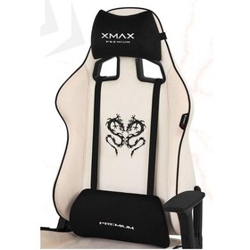 Resim Rio Plus Balerion Terletmez Kadife Kumaş Beyaz Gaming Oyuncu Koltuğu -9 Beyaz 