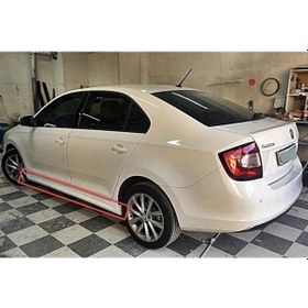 Resim Skoda Rapid Yan Marşpiyel Takımı - Fiberglass - 