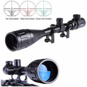 Resim 4-16x50 Aoeg Zoomlu Dürbünü Çift Işıklı Kırmızı,yeşil Kaynaklı Avcılık Dürbün Açık Sarı 