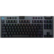 Resim Logitech G915 X LIGHTSPEED TKL GL Clicky Blue Switch RGB Kablosuz İngilizce Mekanik Gaming Klavye (920-012757) 